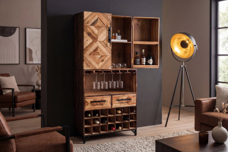 Bar BODEGA 160 cm din lemn de pin natural [8]