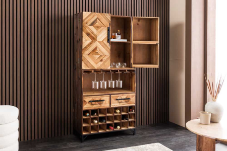 Bar BODEGA 160 cm din lemn de pin natural [4]