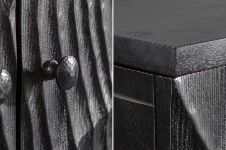 Bar din lemn de mango negru Scorpion 140 cm [6]