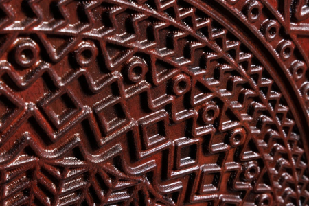 Bar din lemn de mango Mandala 140 cm [5]