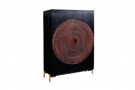 Bufete & Baruri - Bar din lemn de mango Mandala 140 cm