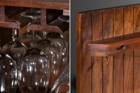 Bar MYSTIC LIVING din lemn de salcam, 75 cm [4]