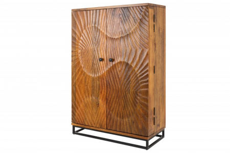 Bufete & Baruri - Bar din lemn de mango maro Scorpion 140 cm