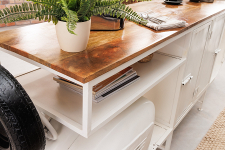 Bar SCOOTER din lemn de mango, 250 cm [7]