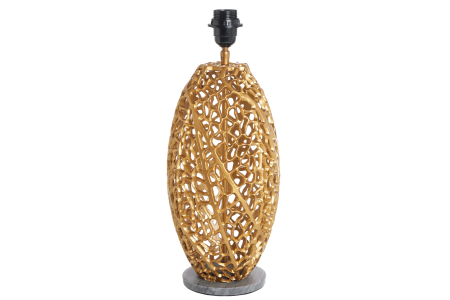 Iluminat - Baza, lampă de masă LEAF 45cm aurie, fără abajur