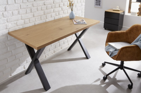 Birou din MDF și cadru metalic Loft, 140 cm [1]