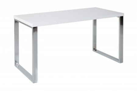 Birou - Birou din MDF lucios si metal 120x60 cm