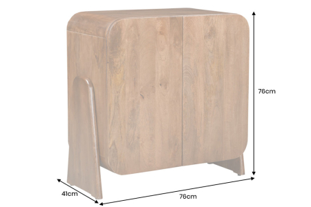 Blat BRASIL din lemn de mango maro, 75 cm [9]