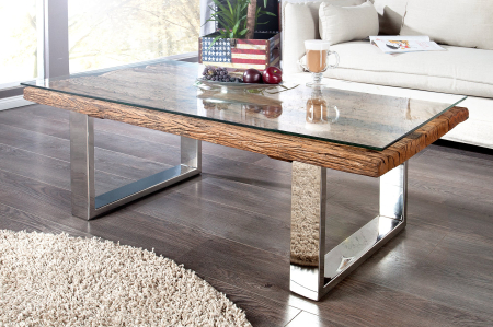 Blat de sticla pentru masuta de cafea, 110x60 cm [1]