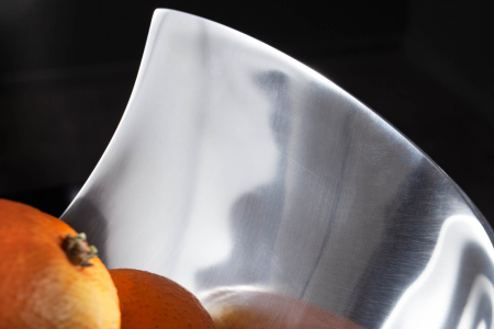 Bol ABSTRACT 30 cm aluminiu argintiu [5]