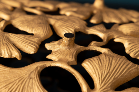 Bol decorativ FRUNZE DE GINKGO 50x30cm auriu [7]