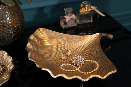 Bol decorativ GINKGO 33 cm auriu [4]