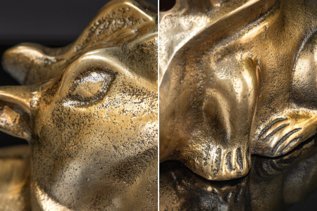 Bol decorativ HIPPO 30 cm aluminiu alamă [9]