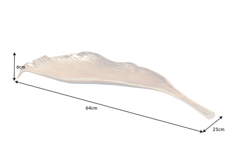 Bol LEAF 64 cm auriu [9]