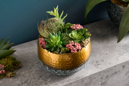 Bol ORIENT 18 cm auriu cu patină [3]