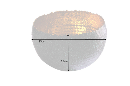 Bol ORIENT 24 cm argintiu cu patină [7]