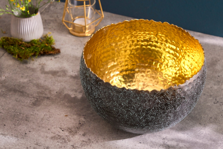 Bol ORIENT 24 cm argintiu cu patină [3]