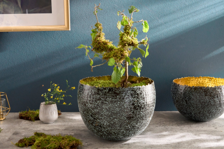 Bol ORIENT 28 cm argintiu cu patină [3]