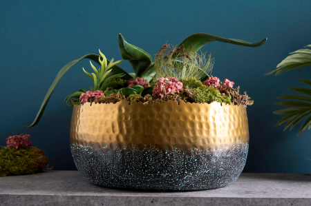 Bol ORIENT 31 cm auriu cu patină [2]