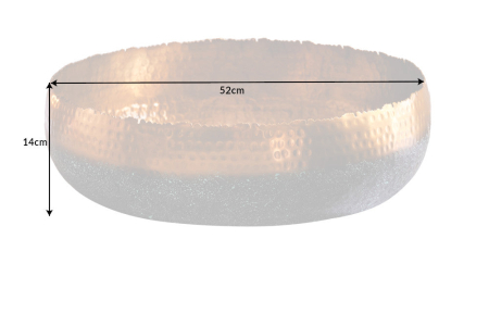 Bol ORIENT 52 cm auriu cu patină [9]