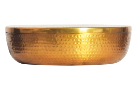 Bol ORIENT cu capac 40 cm aluminiu auriu [9]