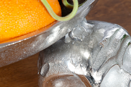 Bol pentru fructe SKULL 35 cm aluminiu argintiu [7]