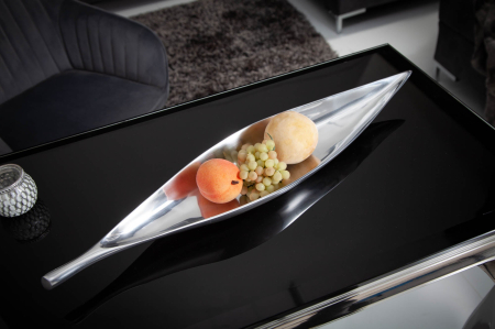 Bol SILVER LEAF 60x15cm argintiu [4]