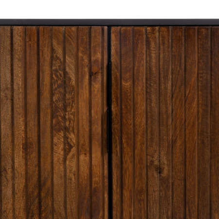 Bufet Abner din lemn de mango maro/negru 160 X 40 X 75 CM [5]