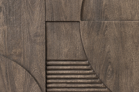 Bufet ART DECO din lemn de mango gri, 170 cm [5]