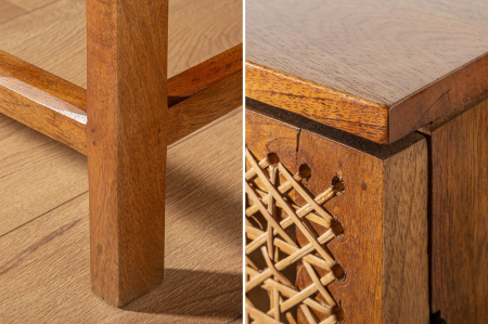 Bufet BAMBOO LOUNGE din lemn de mango si bambus, 140 cm [8]