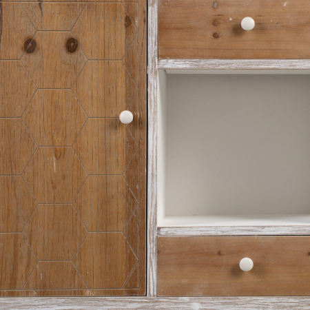 Bufet Country din lemn de brad 120 X 35 X 80 CM [8]