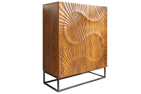 Dining - Bufet din lemn de mango maro Scorpion 120 cm