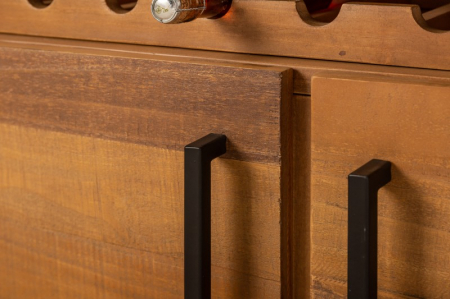 Bufet din lemn de pin Thor 195 cm [4]