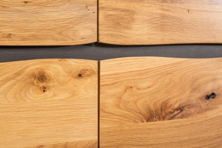 Bufet din lemn de stejar sălbatic Edge 160 cm [5]