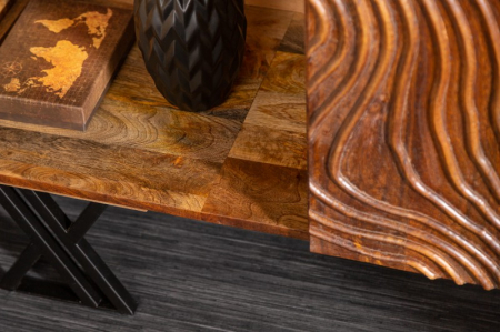 Bufet din lemn masiv de mango Fluid 160 cm [4]