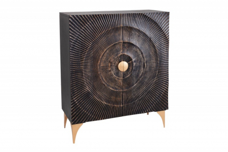 Living - Bufet din lemn masiv de mango Golden 120 cm