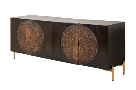 Bufet din lemn masiv de mango Mandala 177 cm