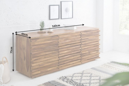 Bufet Relief din lemn Sheesham 160 cm [6]