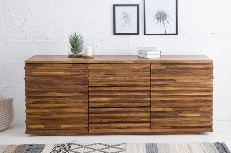 Bufet Relief din lemn Sheesham 160 cm [2]