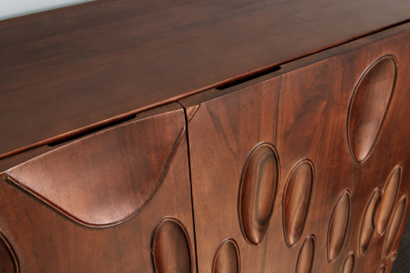 Bufet DUNE din lemn de salcam, 120 cm [6]