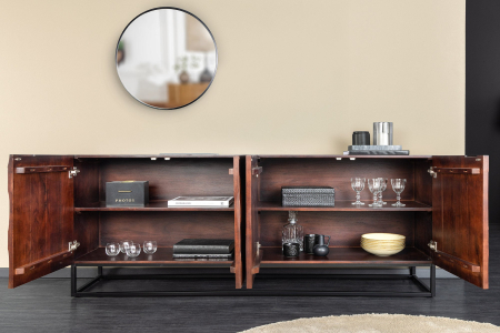 Bufet DUNE din lemn de salcam, 175 cm [3]