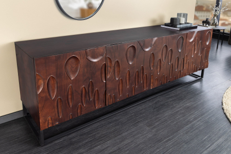 Bufet DUNE din lemn de salcam, 175 cm [4]