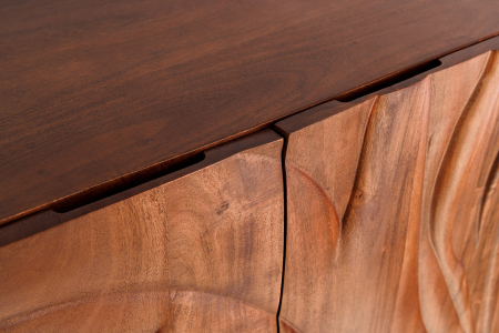 Bufet FLUID din lemn de salcam, 120 cm [6]