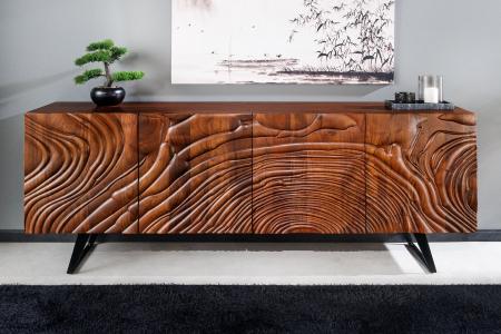 Bufet FLUID din lemn de salcam, 175 cm [2]