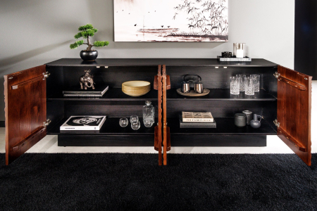 Bufet FLUID din lemn de salcam, 175 cm [3]