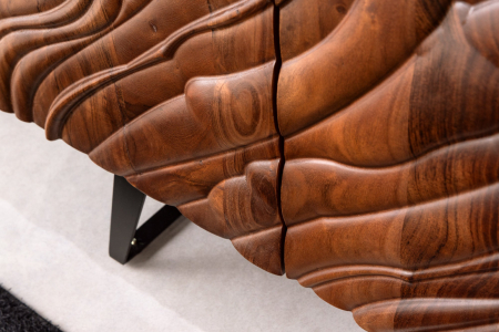 Bufet FLUID din lemn de salcam, 175 cm [9]