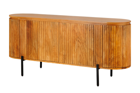Bufete & baruri - Bufet GATSBY 160 cm, stil retro, lemn de mango natural