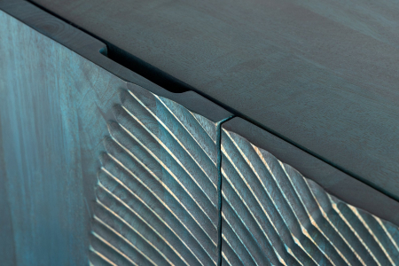 Bufet GOLDEN SUNSET din lemn de mango turquoise, 180cm [6]