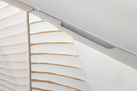 Bufet GOLDEN SUNSET suspendat din lemn de mango alb, 180 cm [5]