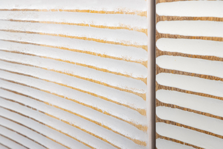 Bufet GOLDEN SUNSET suspendat din lemn de mango alb, 180 cm [7]